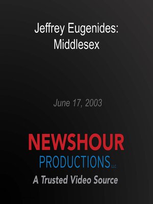 cover image of Jeffrey Eugenides
